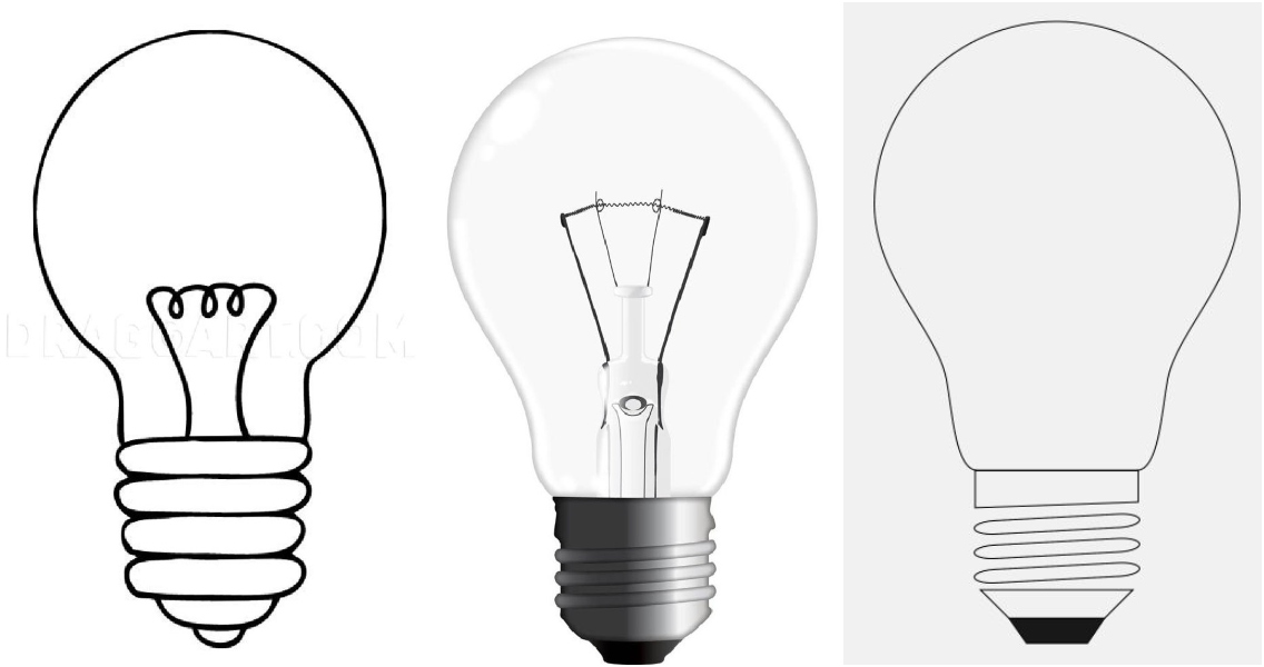 Light Bulb Doodle Drawing Idea Blue Icon PNG | Citypng