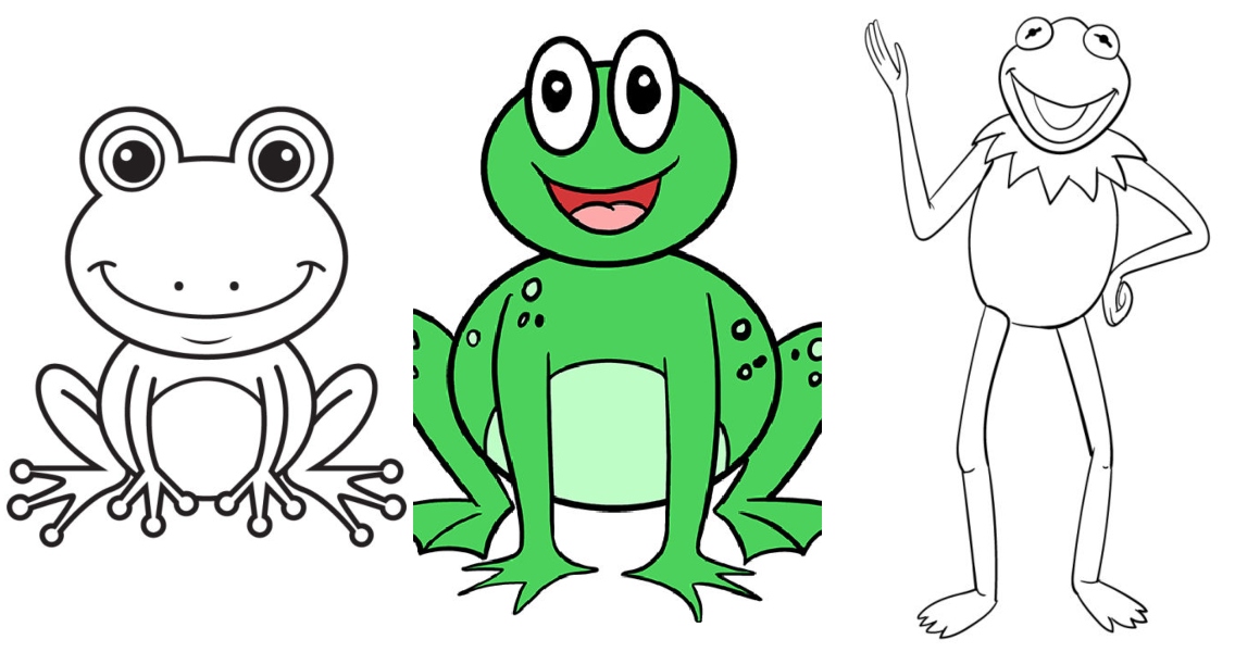 20 Easy Frog Drawing Ideas - How To Draw A Frog - Blitsy