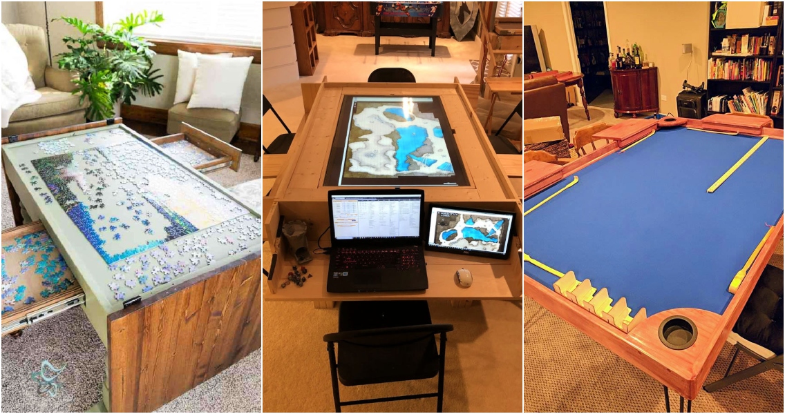 20 Free Diy Gaming Table Plans With Pdf