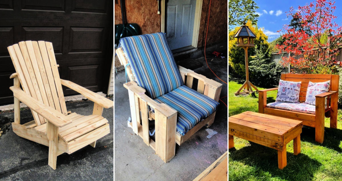 40 Free Diy Wood Pallet Chair Plans And, How To Build A Chair Out Of Wooden Pallets