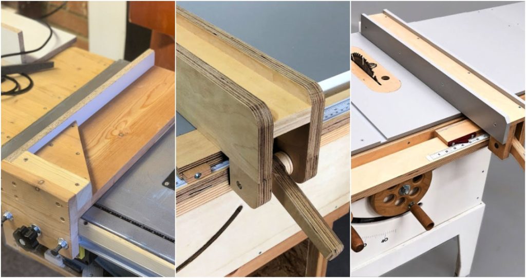 15 Homemade DIY Table Saw Fence Plans Free Blitsy
