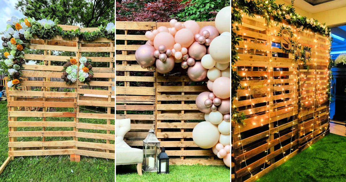 20 Wood Pallet Backdrop Ideas To Get Rustic Appeal Blitsy