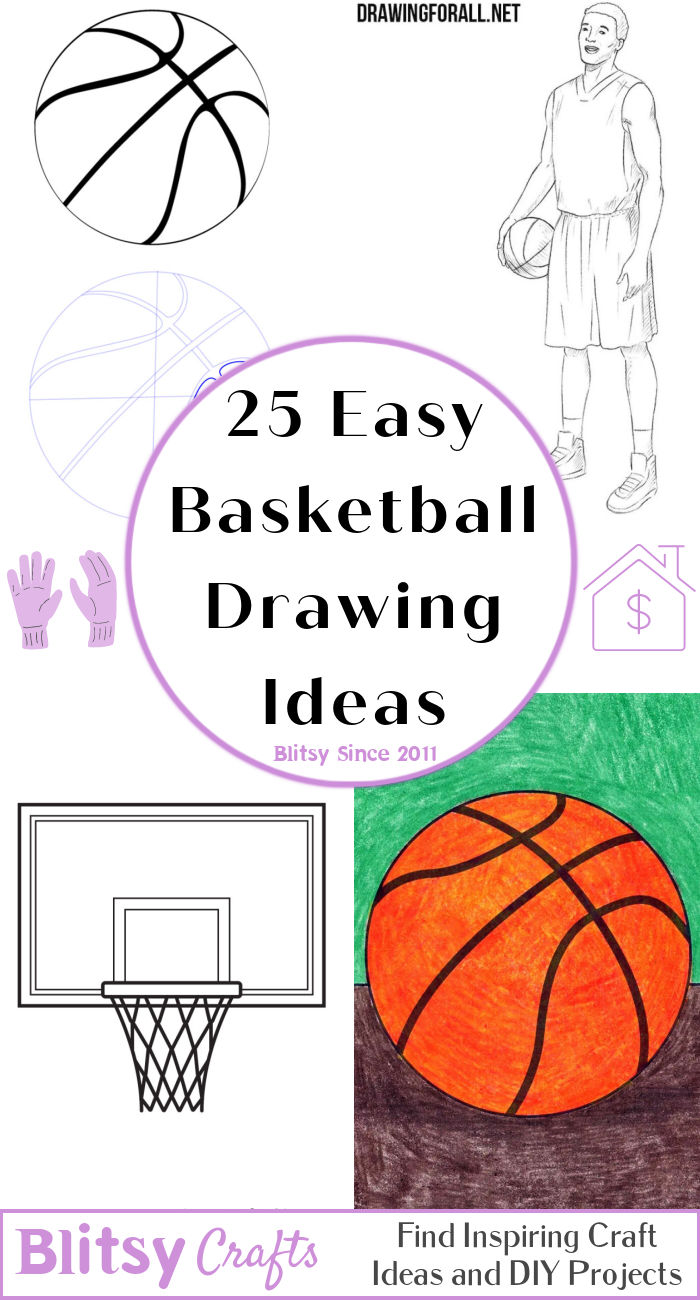 25 Easy Basketball Drawing Ideas How To Draw A Basketball 1640