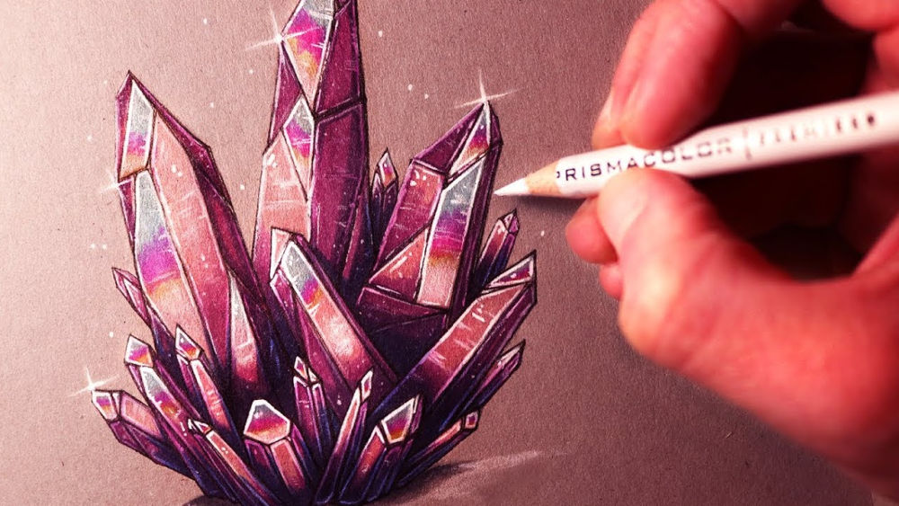 15 Easy Crystal Drawing Ideas How to Draw Crystals