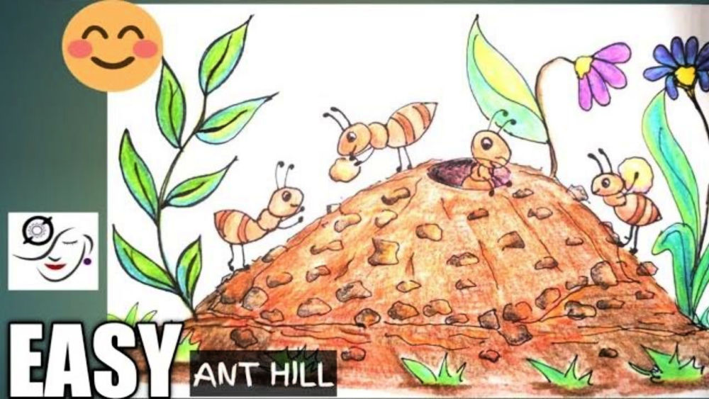 25 Easy Ant Drawing Ideas - How to Draw an Ant