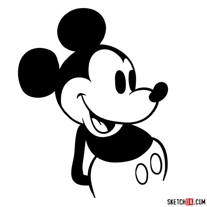 25 Mickey Mouse Drawing Ideas - Draw Mickey Mouse