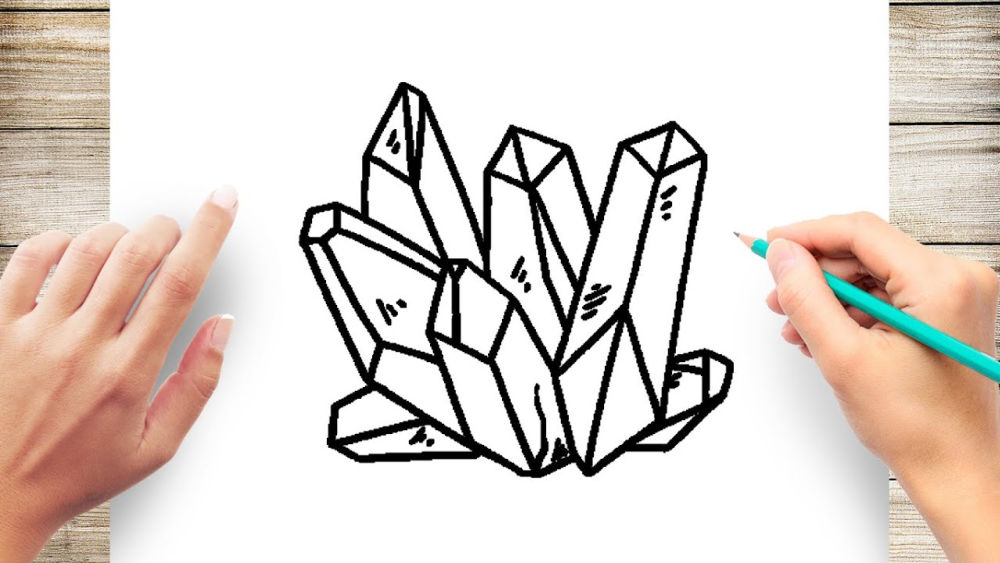 15 Easy Crystal Drawing Ideas How to Draw Crystals