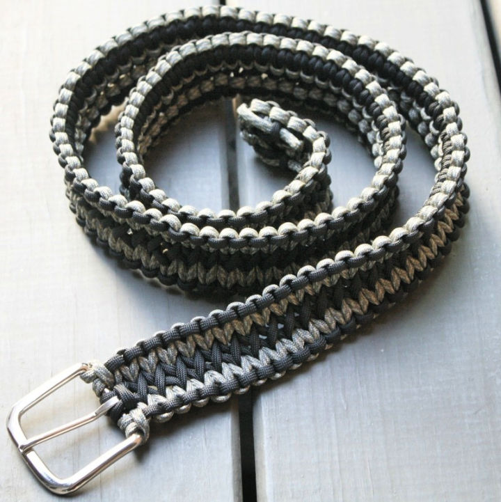 25 DIY Paracord Belt Patterns with Easy Instructions - Blitsy