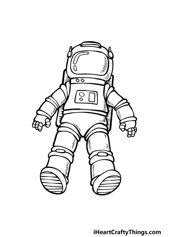 25 Easy Astronaut Drawing Ideas - How to Draw