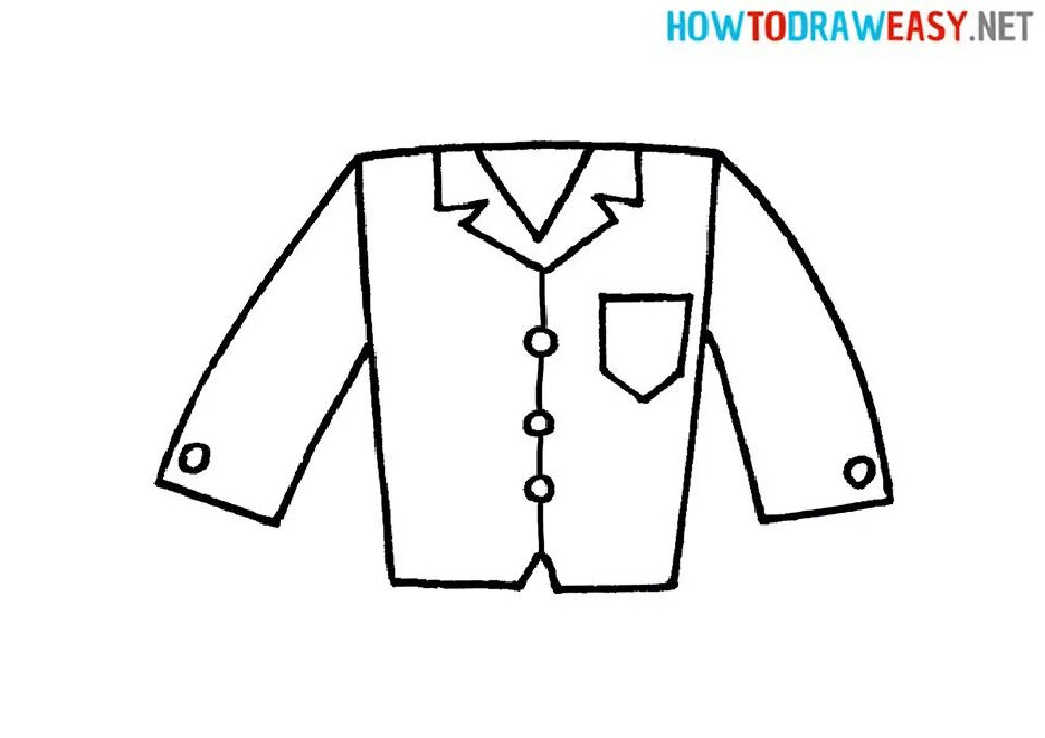 25 Easy Shirt Drawing Ideas - How to Draw a Shirt