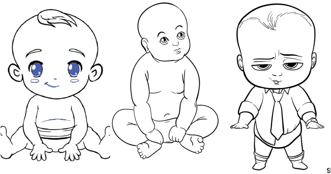 How to Draw a Baby for Kids - Easy Drawing Tutorial