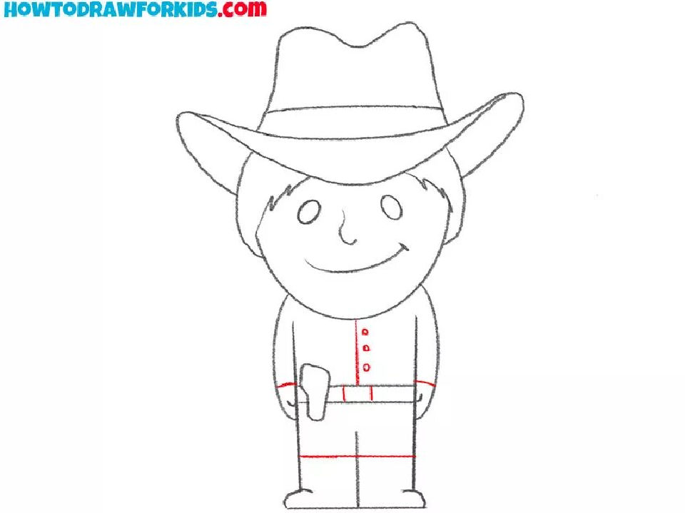 25 Easy Cowboy Drawing Ideas How to Draw a Cowboy