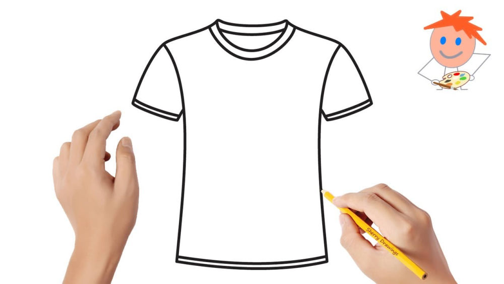 25 Easy Shirt Drawing Ideas - How to Draw a Shirt