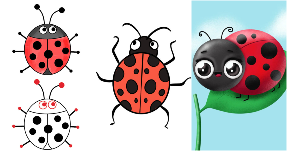 How To Draw Ladybug Easy Step By Step by drawingartificer on DeviantArt