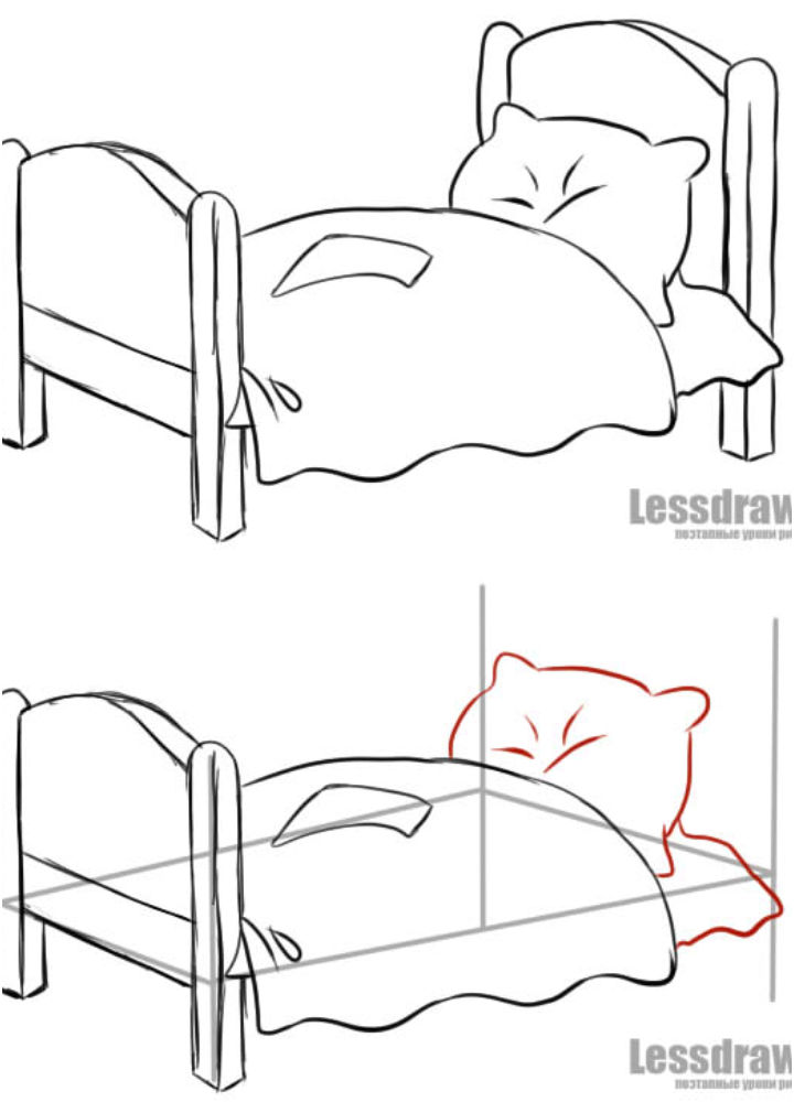 25 Easy Bed Drawing Ideas How to Draw a Bed
