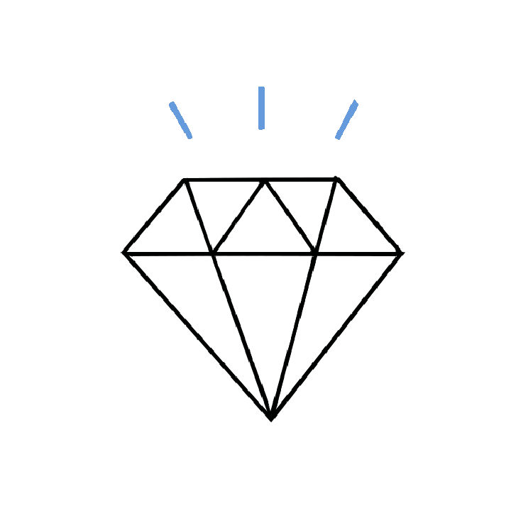 25 Easy Diamond Drawing Ideas - How to Draw