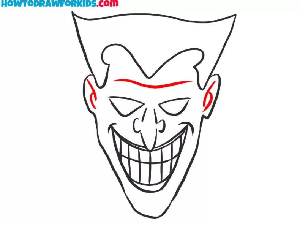 25 Easy Joker Drawing Ideas – How to Draw the Joker - SESO OPEN
