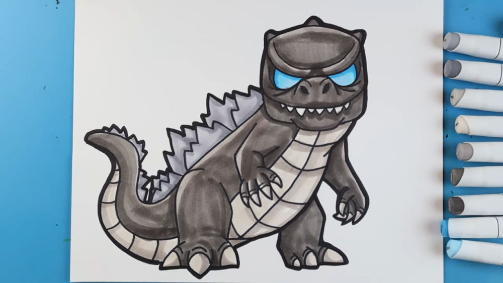 25 Easy Godzilla Drawing Ideas How To Draw Godzilla