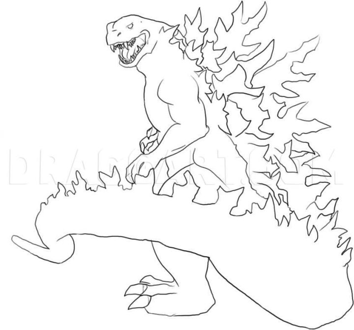 25 Easy Godzilla Drawing Ideas How To Draw Godzilla