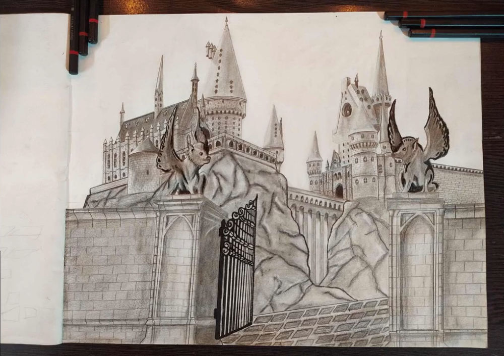 25 Easy Castle Drawing Ideas How to Draw a Castle