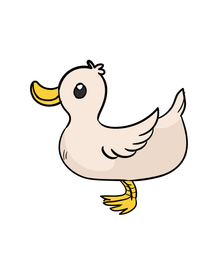 25 Easy Duck Drawing Ideas - How To Draw A Duck - Blitsy