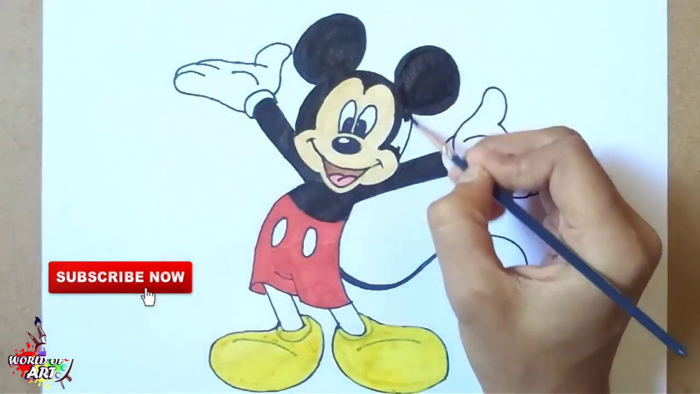 25 Mickey Mouse Drawing Ideas - Draw Mickey Mouse