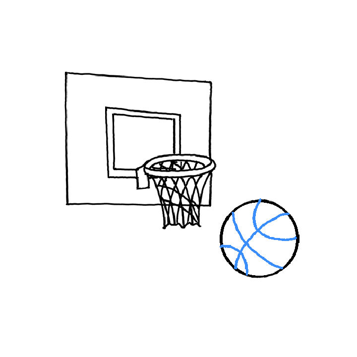 25 Easy Basketball Drawing Ideas - How to Draw a Basketball