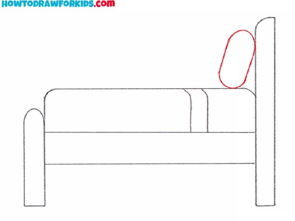 25 Easy Bed Drawing Ideas How - How To Draw A Bed For Kids