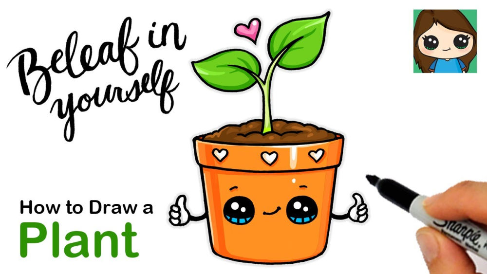 30 Easy Plant Drawing Ideas How to Draw a Plant