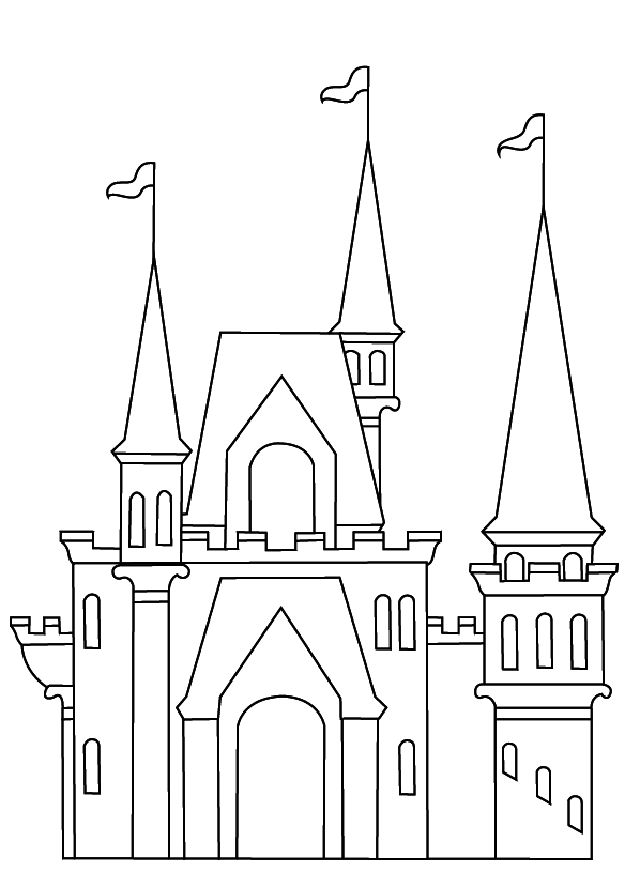 25 Easy Castle Drawing Ideas - How to Draw a Castle