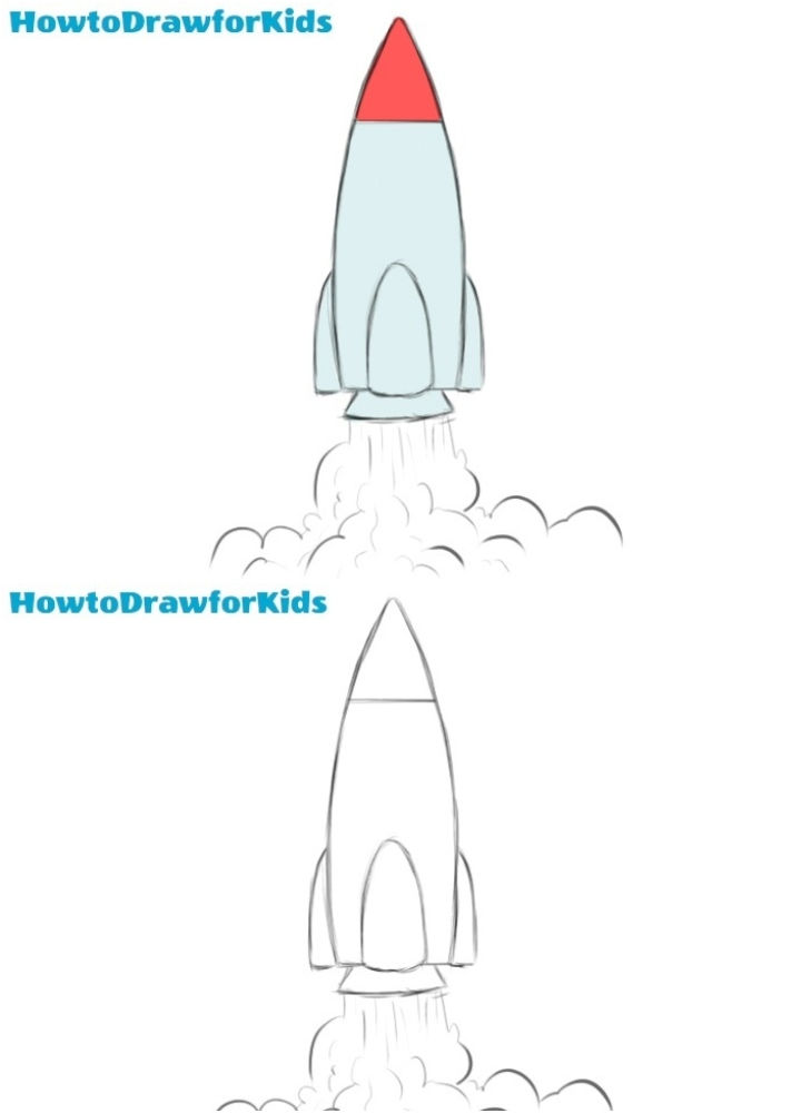 20 Easy Rocket Drawing Ideas - How to Draw a Rocket