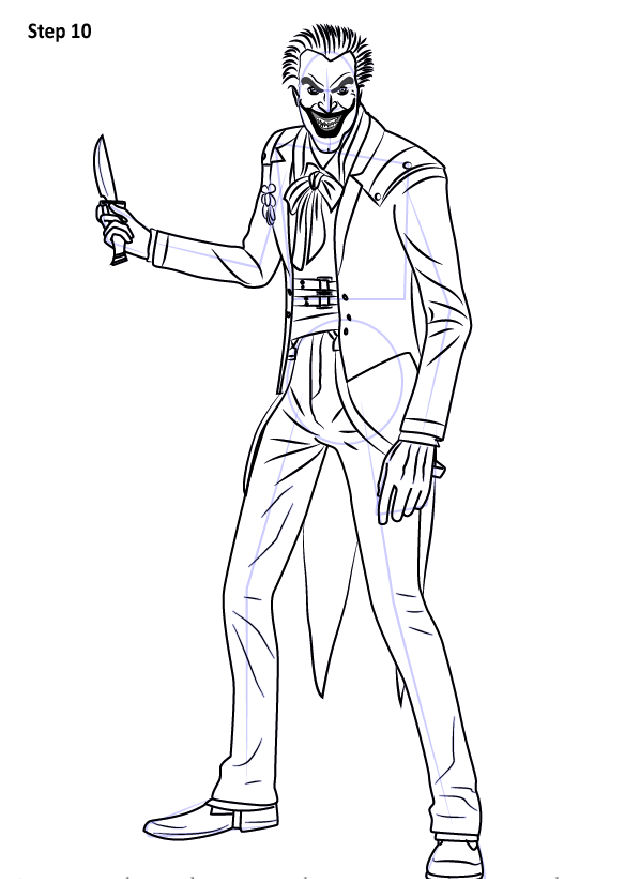 25 Easy Joker Drawing Ideas How to Draw the Joker