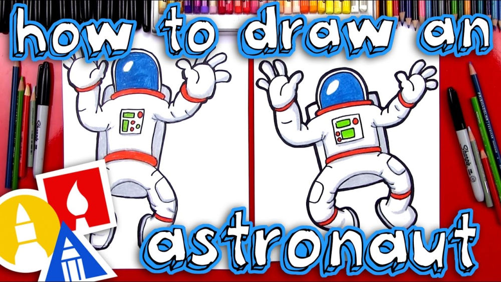 25 Easy Astronaut Drawing Ideas - How to Draw