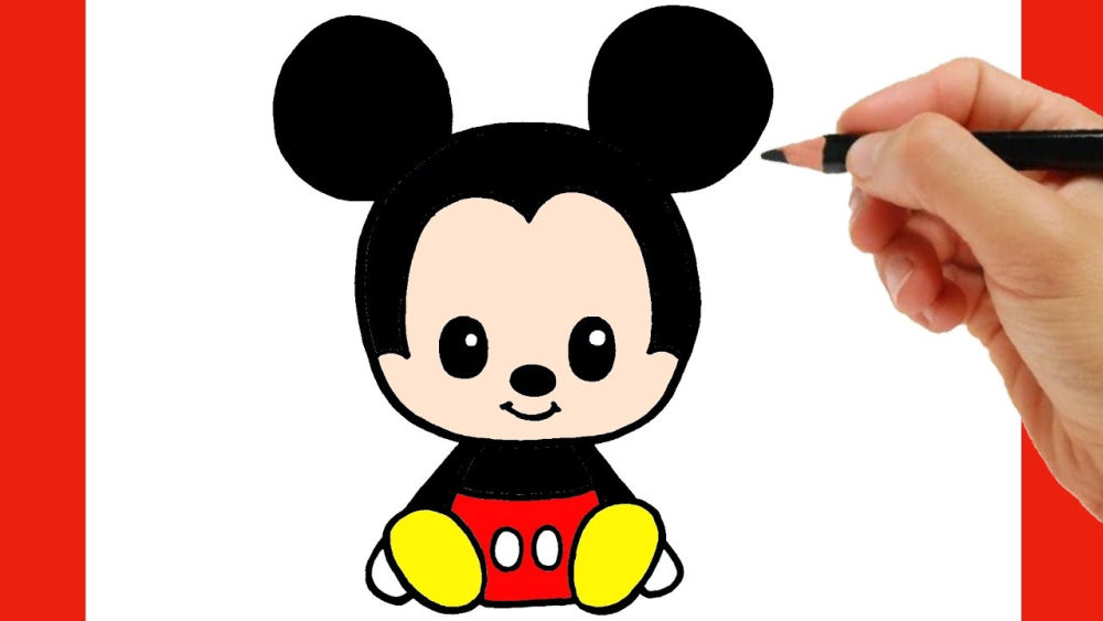 25 Mickey Mouse Drawing Ideas - Draw Mickey Mouse