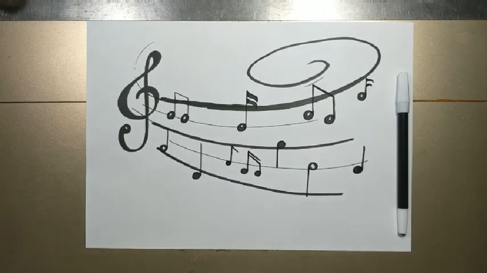 15 Easy Music Notes Drawing Ideas - How to Draw