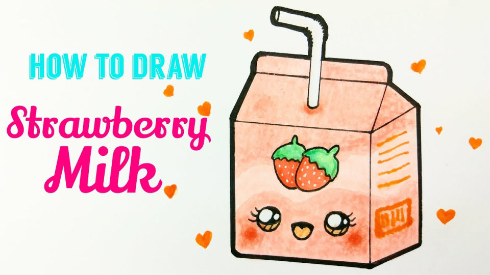 20 Easy Strawberry Drawing Ideas - How to Draw a Strawberry