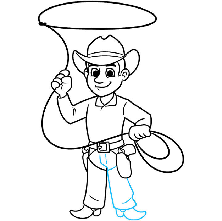 25 Easy Cowboy Drawing Ideas How to Draw a Cowboy