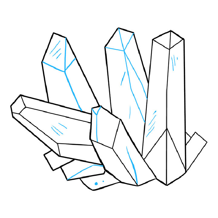 15 Easy Crystal Drawing Ideas How to Draw Crystals