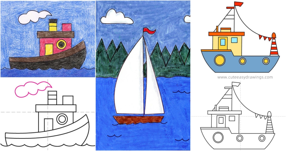 Page 3 | Boat Drawing Images - Free Download on Freepik