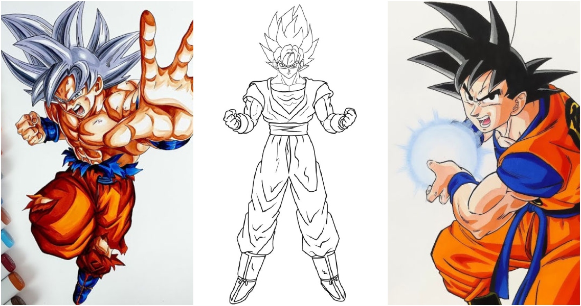 20 Easy Goku Drawing Ideas How To Draw A Goku Blitsy