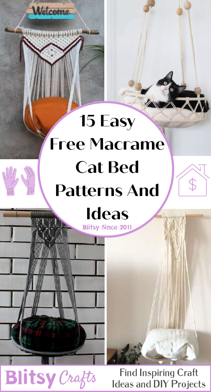 DIY Macrame Cat Hammock for Your Furry Friend - Blitsy