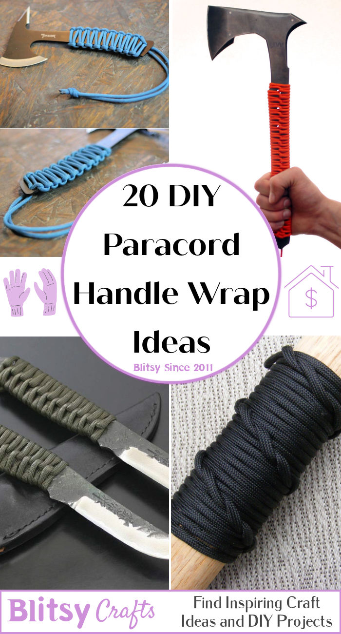 20 Easy DIY Paracord Handle Wrap Patterns Blitsy