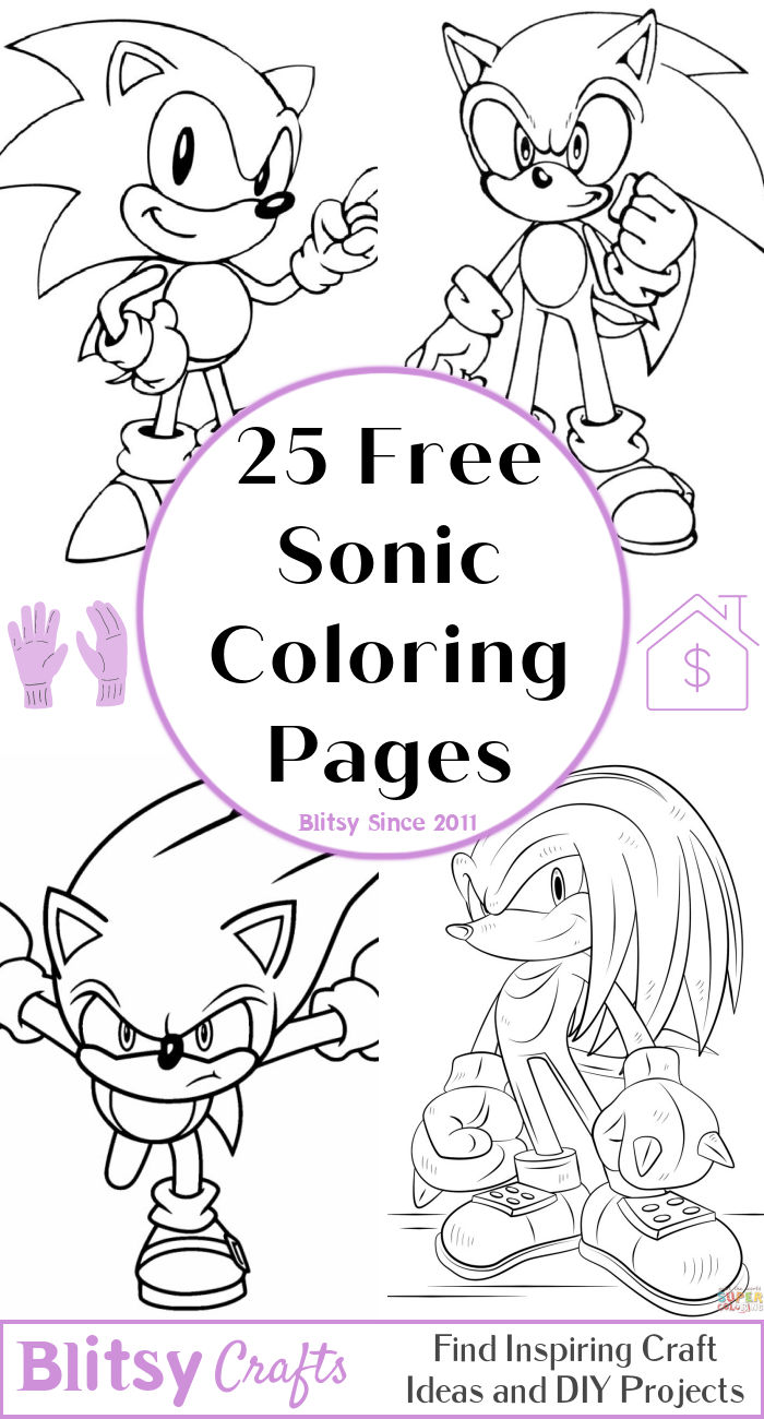 10 Fun Sonic Coloring Pages for Creative Play