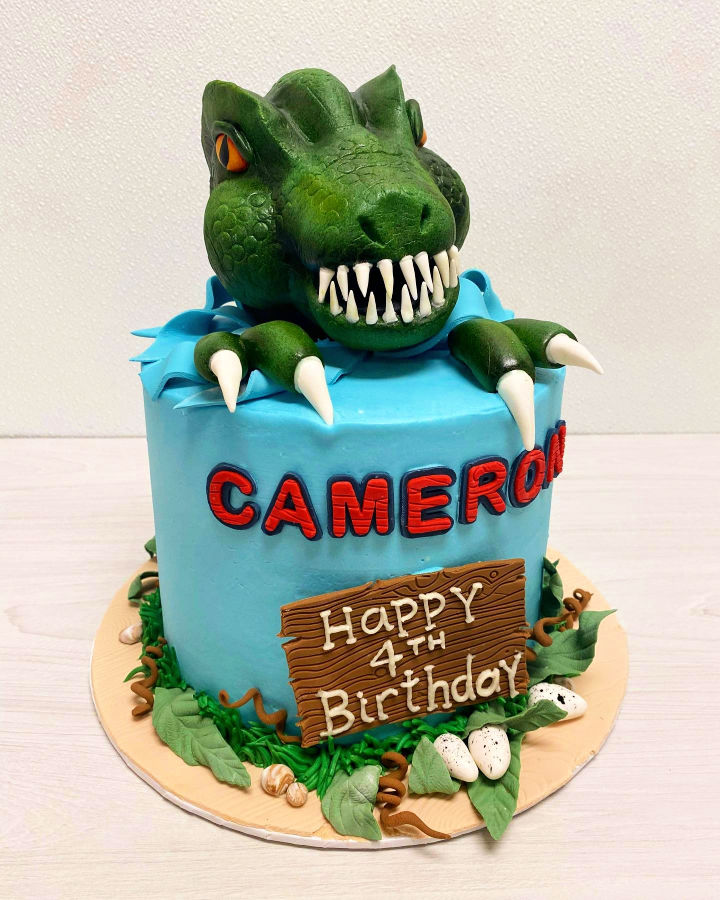 25 Amazing Dinosaur Cake Ideas Blitsy