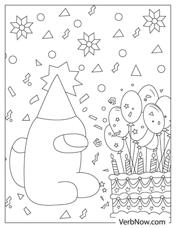 25 Free Among Us Coloring Pages for Kids and Adults