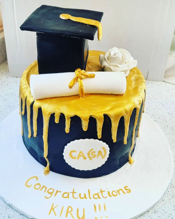 Lawyer Themed Graduation Cake
