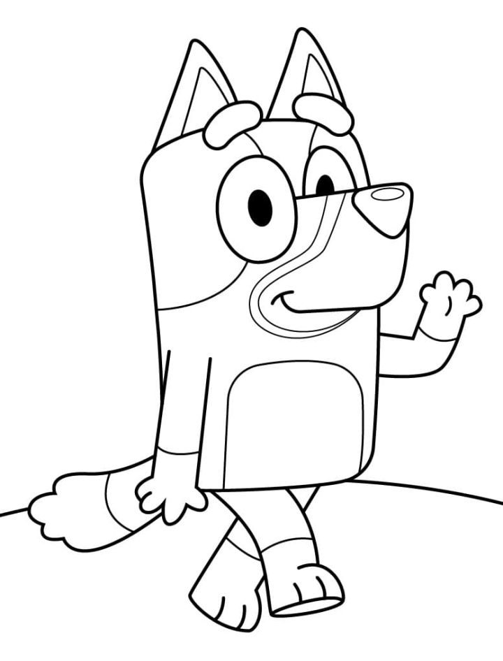 25 Free Bluey Coloring Pages for Kids and Adults