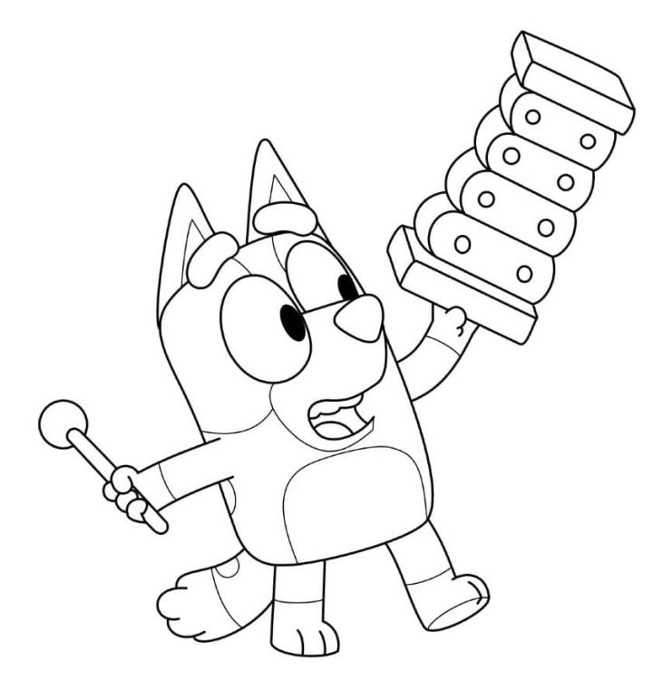 25 Free Bluey Coloring Pages for Kids and Adults