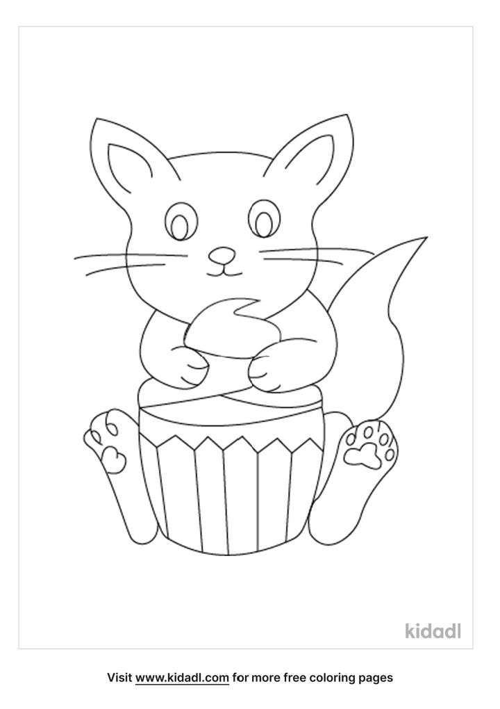 25 Free Cupcake Coloring Pages for Kids and Adults