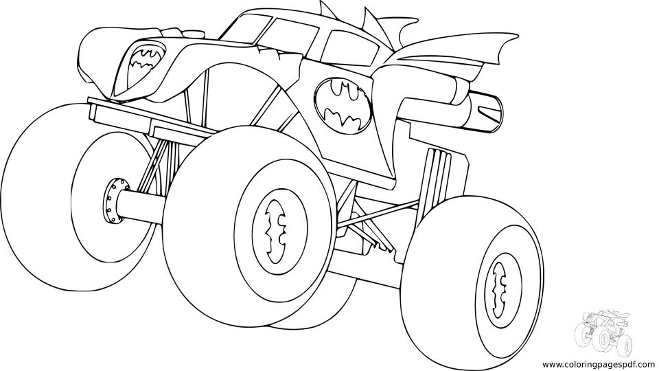 25 Free Monster Truck Coloring Pages for Kids and Adults
